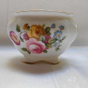 Coalport Ludlow Sugar Bowl Floral Pattern English Bone China Vintage